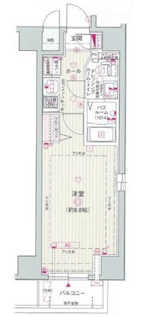 エステムプラザ名古屋・栄プレミアムの物件間取画像